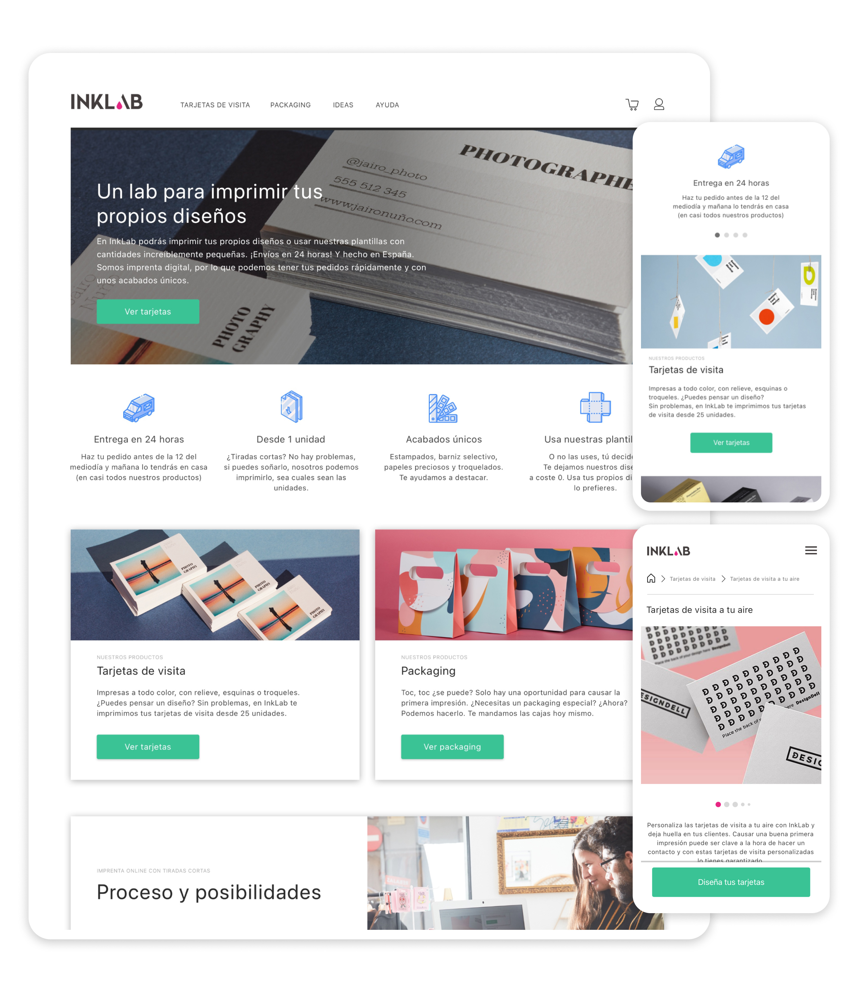 Diseño web de inklab